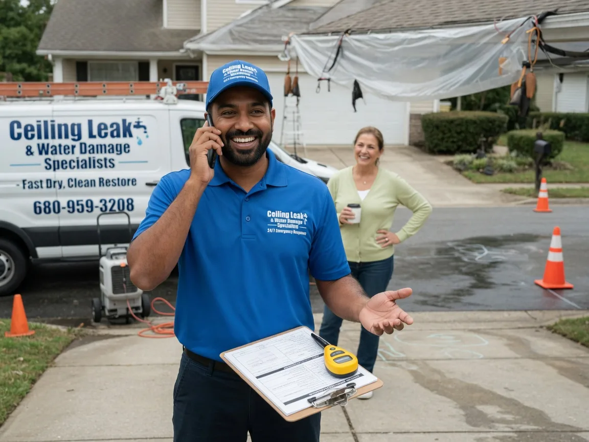 Ceiling Leak Cleanup De Mossville, KY FAQs